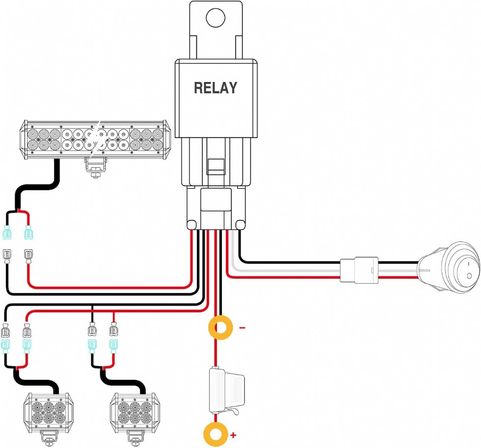 Kodu: 702 - Nilight - Zh002 20 İnç 126w Spot Sel Kombinasyon Off-road Led Işık Çubuğu