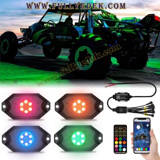 Araba Tekerlek Rgb Aydınlatma Oto Lastik Işığı Offroad Kaya Işığı